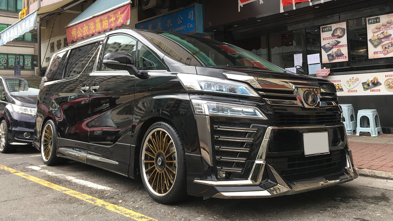 Toyota Vellfire and Crimsson CV FIN wheels and wheels hk and 呔鈴