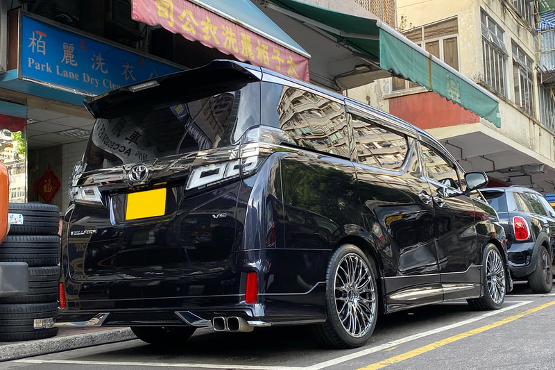 Toyota Vellfire and Alphard and RAYS 2x10BD wheels and tyre shop hk and 呔鈴 and michelin ps4s tyres