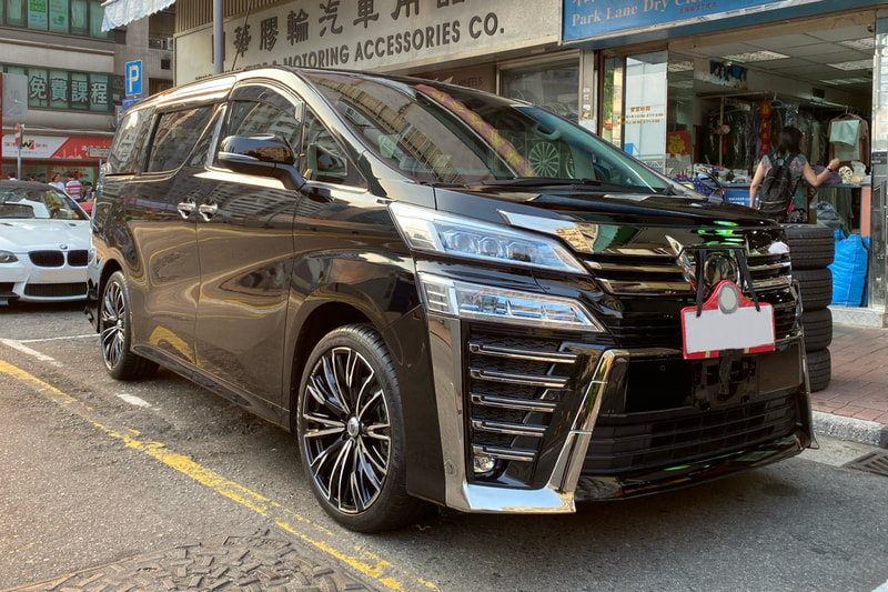 Toyota Vellfire and RAYS Versus Stratagia Lucianna and wheels hk and 呔鈴