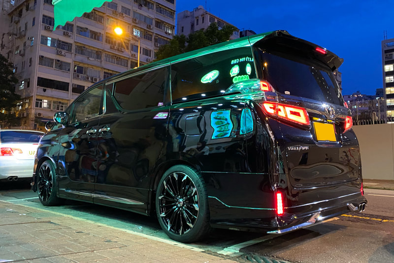 Toyota Alphard and vellfire and RAYS Versus Stratagia Triaina wheels and wheels hk and 呔鈴