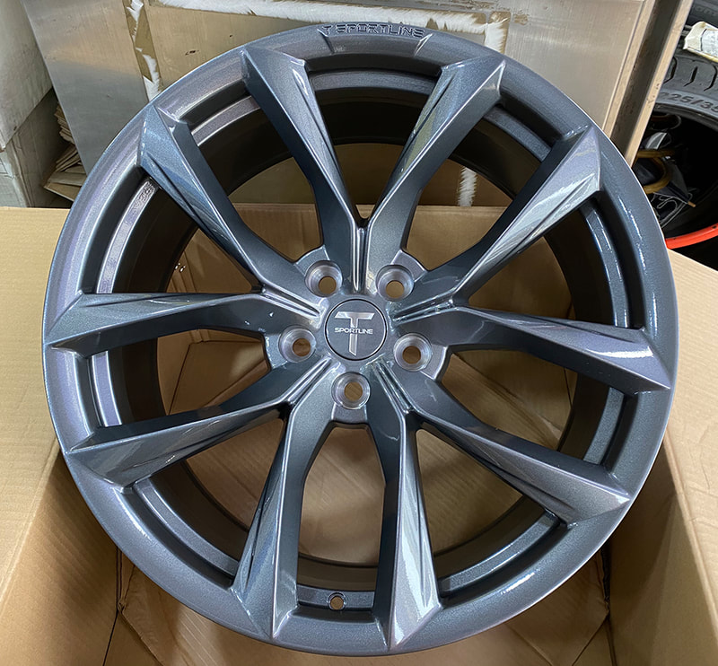 T Sportline TSS Wheels and tyre shop and tesla Model 3 and Model Y and 輪胎店