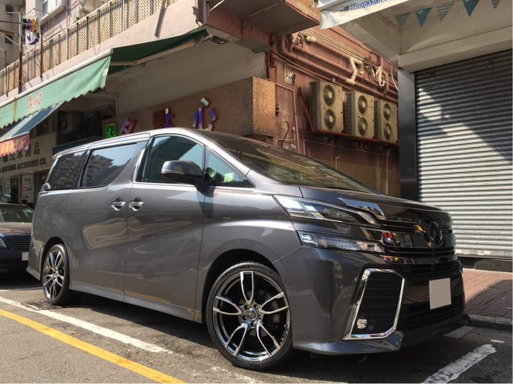 Toyota Vellfire and RAYS RP5 Wheels and wheels hk and 呔鈴