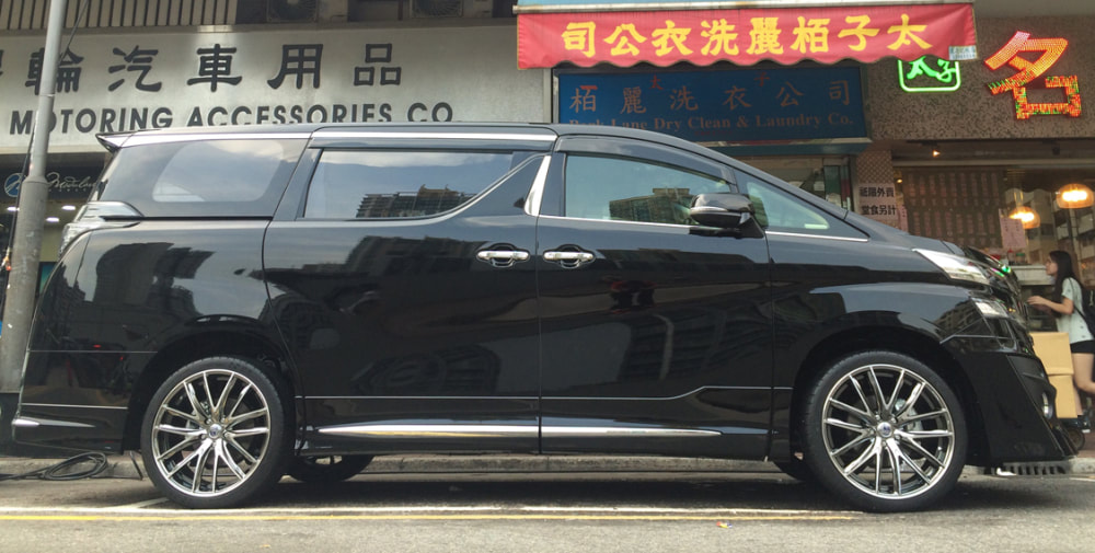 Toyota Alphard and RAYS Versus PALLAS Wheels and wheels hk and 呔鈴