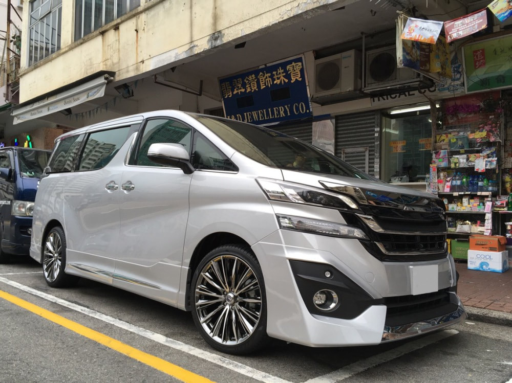 Toyota Vellfire and RAYS Versus Vouge Wheels and wheels hk and 呔鈴