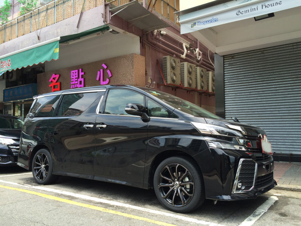Toyota Vellfire and RAYS Versus Chrysaor Wheels and wheels hk and 呔鈴