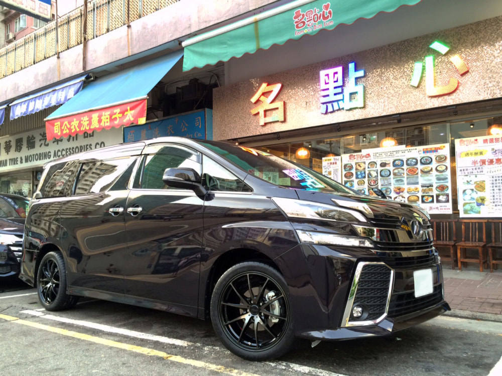 Toyota Vellfire and  RAYS G25 Wheels and wheels hk and 呔鈴