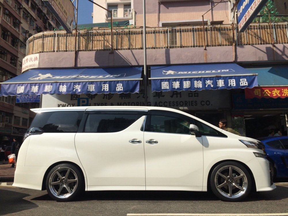 Toyota Vellfire and Work Zeast ST1 Wheels and Wheels hk and 呔鈴