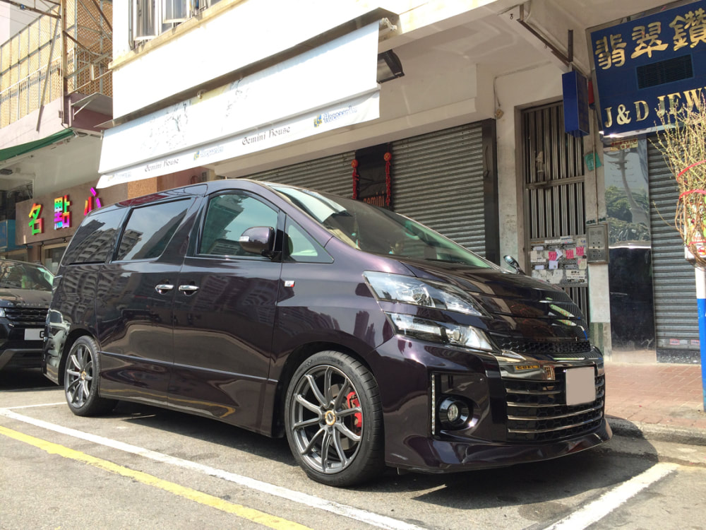 Toyota Vellfire and RAYS 57 GETTER Wheels and wheels hk and 呔鈴