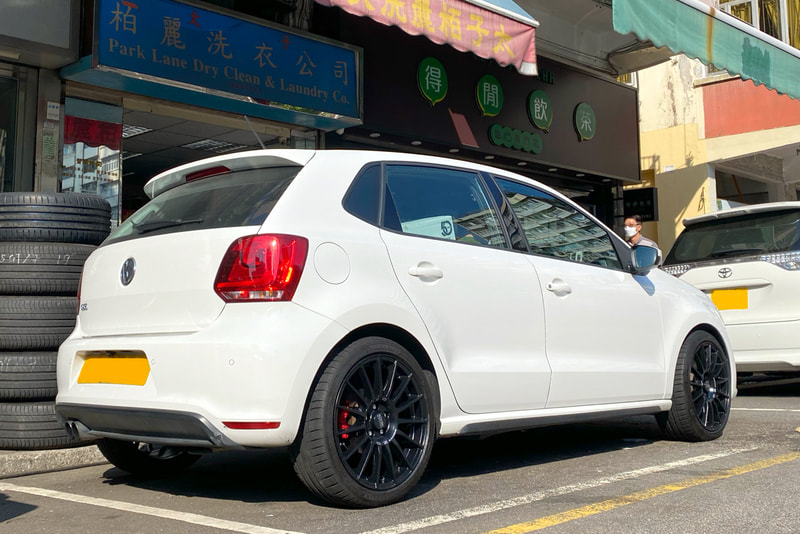 Volkswagen Polo GTI and OZ Racing Superturismo LM Wheels and tyre shop hk and michelin PS4 tyre and 輪胎店