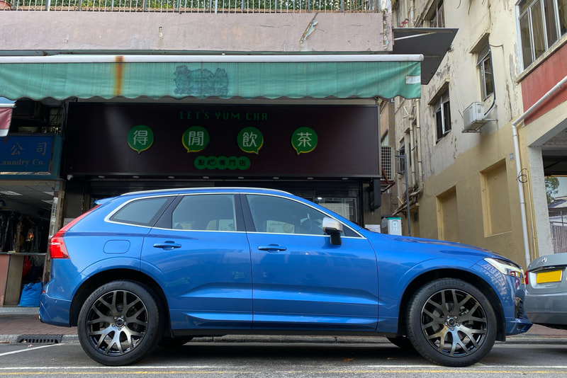 Volvo XC60 and RAYS Waltz Forged S7 wheels and tyre shop hk and Michelin Pilot Sport 4S tyre and 輪胎店