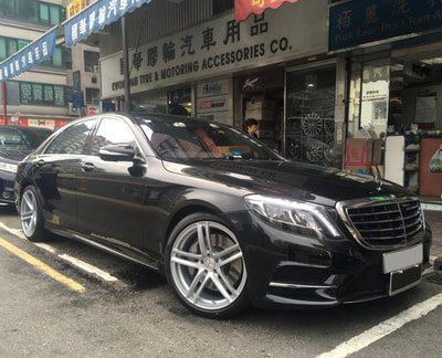 Modulare Wheels B34 and Mercedes Benz S Class W222